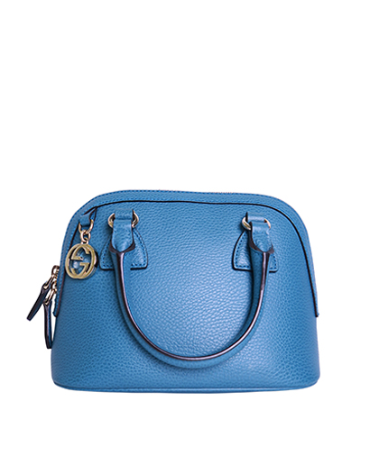 Small GG Charm Dome Satchel, front view